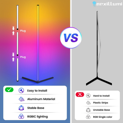 LED Corner Floor Lamp