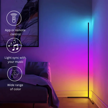 LED Corner Floor Lamp