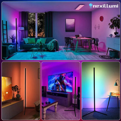 LED Corner Floor Lamp