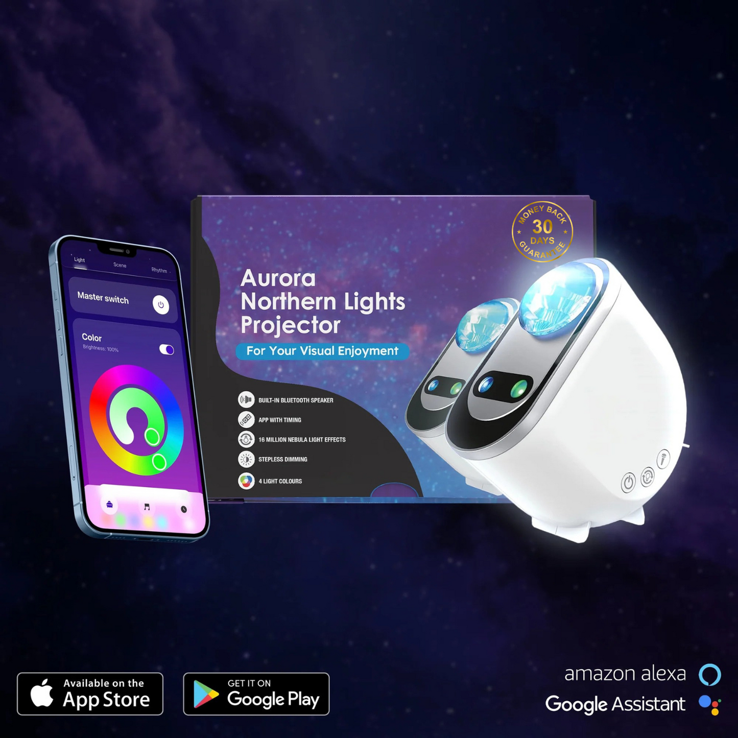 Aurora Galaxy Lights Projector 2.0